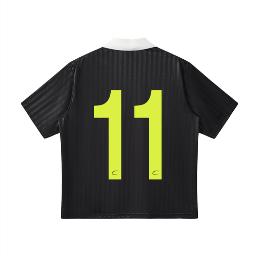 Maillot de football des années 90 (noir)