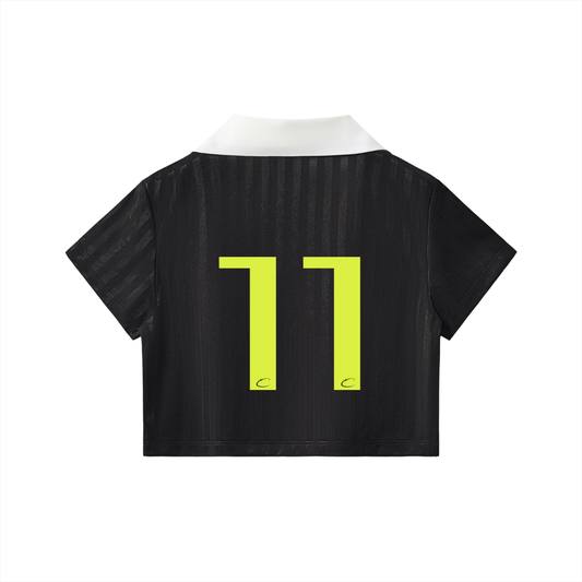 Maillot de foot noir des années 90 (court)