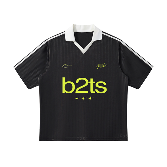 90s soccer jersey (black)